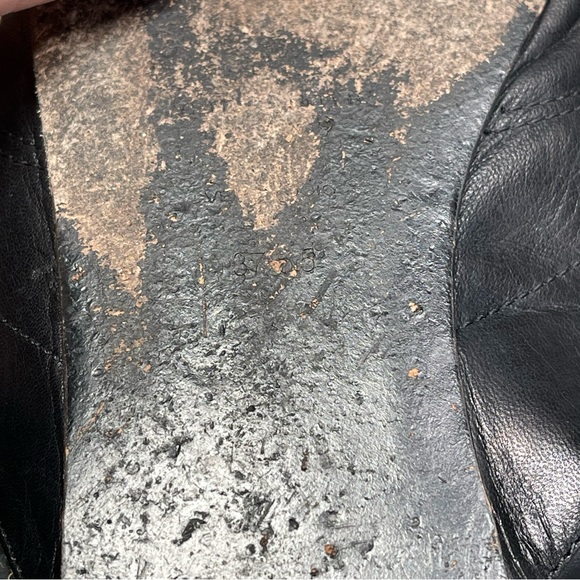 Charles David Black Leather Slip On Shoes Size 6.5 Women’s - Picture 8 of 8